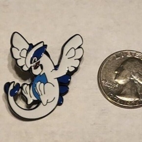 Lugia's Charm: Adorable Legendary Pokemon Enamel Pin - Picture 4 of 5